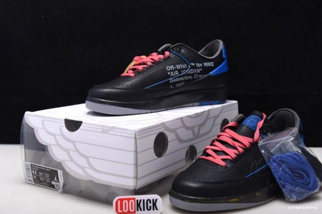 Retro Jordan DJ4375-004 SP Black Low Off-White 2 Blue 0829